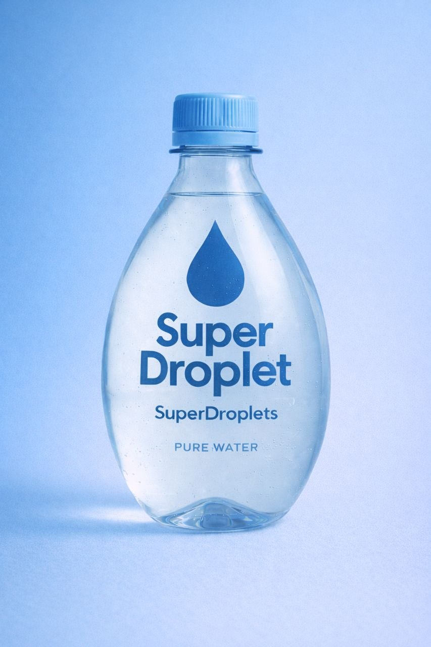 SuperDroplet Pure Water 250ml bottle